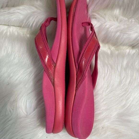 Vionic High Tide hot pink thong sandals arch support size 10 - Picture 5 of 8